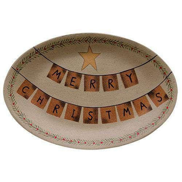 *Merry Christmas Garland Tray - The Fox Decor